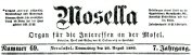 Mosella 1880 Druck R. Oesterreich